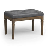 Waverly - Upholstered Tufted Ottoman Bench - Furniture Home Direct