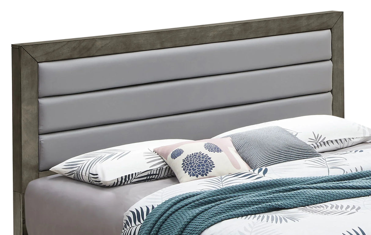 Transitional Modern Design Bed - Furniture Home Direct
