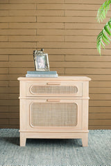 Bedside Table - Brown - Furniture Home Direct