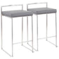 Fuji - Contemporary Elegant Stackable Counter Stool Set - Furniture Home Direct
