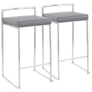 Fuji - Contemporary Elegant Stackable Counter Stool Set - Furniture Home Direct