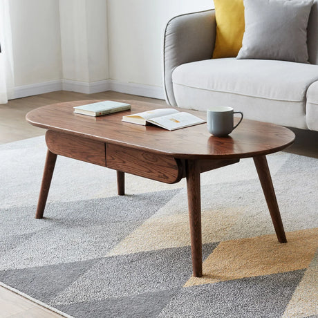 Capsule Centre Low Table With Drawers Coffee Table - Furniture Home Direct