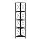 Bookshelf, Bookcase, Etagere, Corner, 4 Tier, Office, Marble Look Contemporary & Modern - Furniture Home Direct