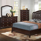 Bed With Transitional Design - Furniture Home Direct