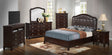 Bed With Transitional Design - Furniture Home Direct
