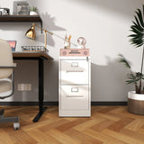Premium Drawer File Cabinet With Lock, Metal Vertical Design, A4 Legal / Letter Size - Furniture Home Direct