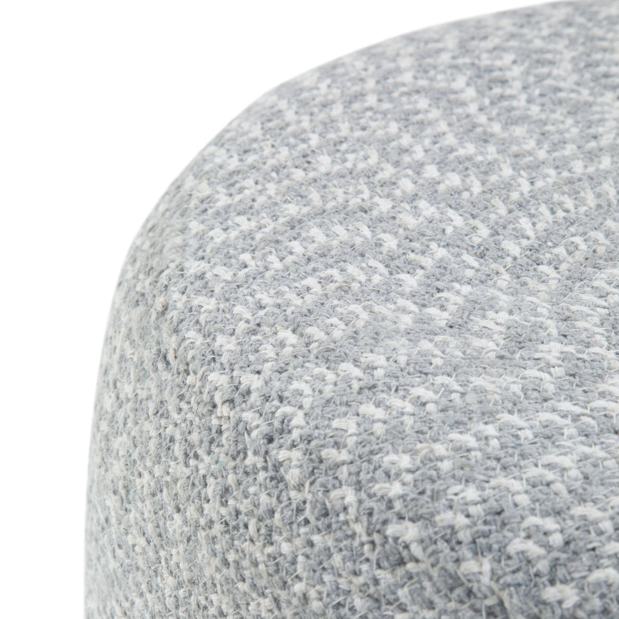Bayley - Versatile Round Braided Pouf - Furniture Home Direct