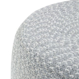 Bayley - Versatile Round Braided Pouf - Furniture Home Direct