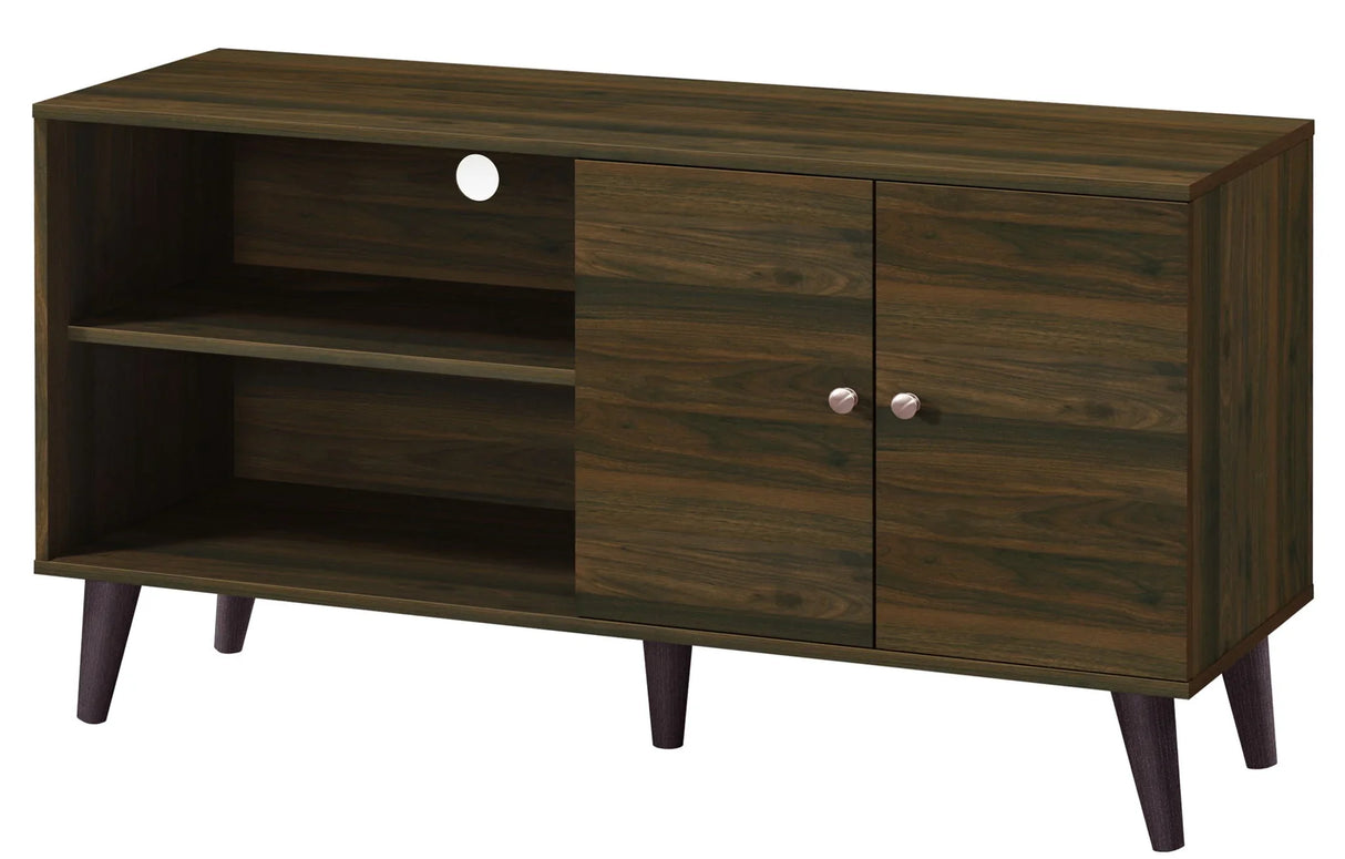 Amidon - TV Stand, With 2 Storage Shelves And 1 Cabinet - Furniture Home Direct