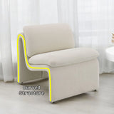 Jaeda - Innovative Elegance Accent Chair In Curved Shape - Furniture Home Direct
