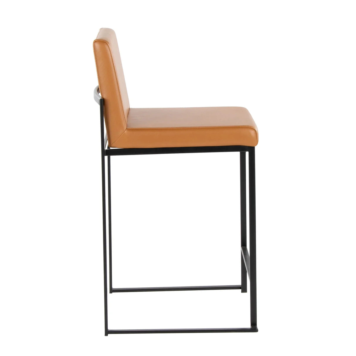 Fuji - Contemporary High Back Barstool Elegant Design - Furniture Home Direct