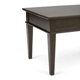 Carlton - Coffee Table - Dark Tobacco Brown - Furniture Home Direct