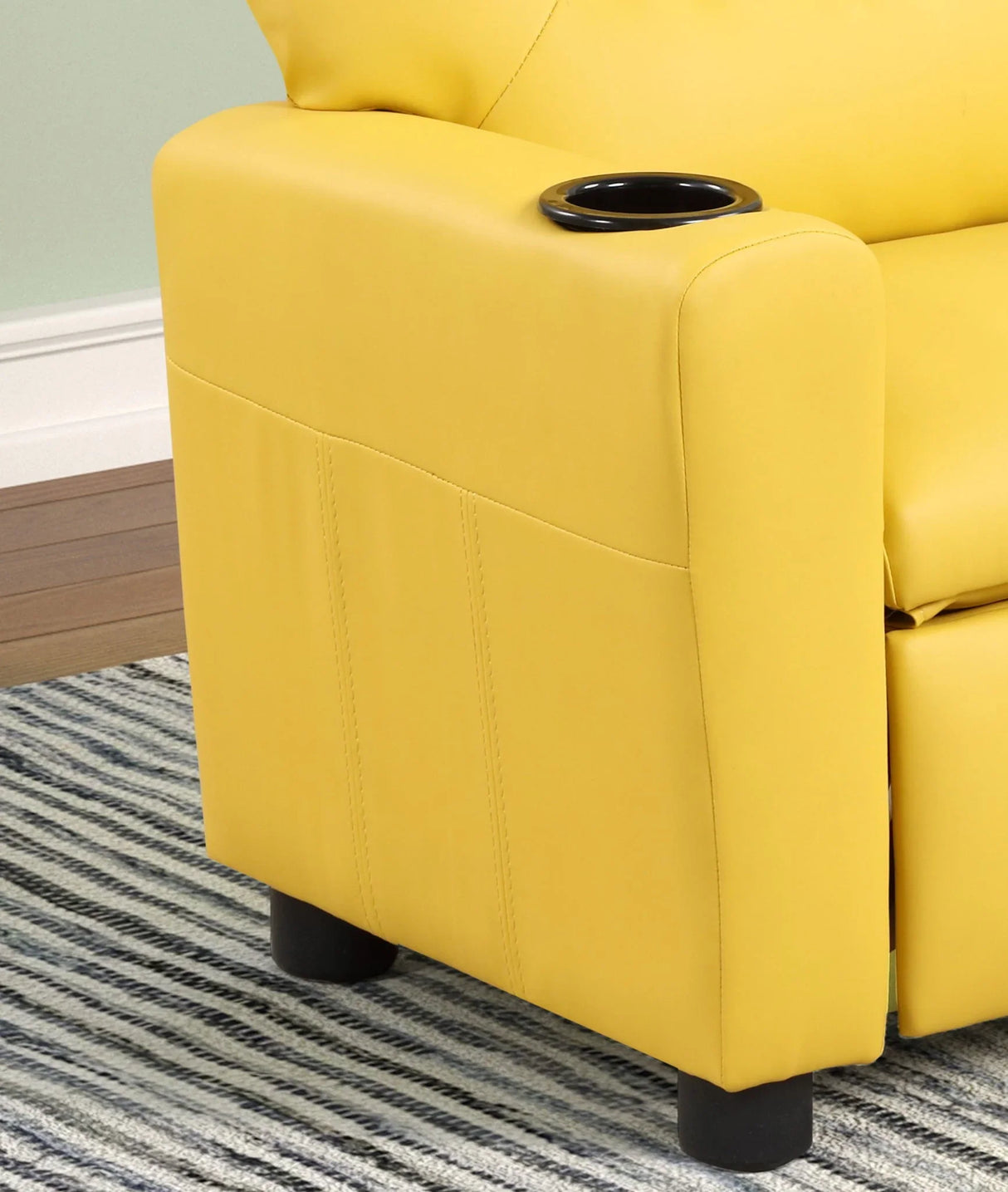 Marisa - PU Leather Kids Recliner Chair With Cupholder - Furniture Home Direct