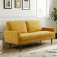 Sofa, European Style With Sleek Design, Modern & Vintage Flair, Upholstered 3 Seater Couch - Furniture Home Direct
