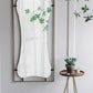 Poppy Mirror With Metal Frame Contemporary Design For Bathroom, Entryway Wall Decor - Furniture Home Direct