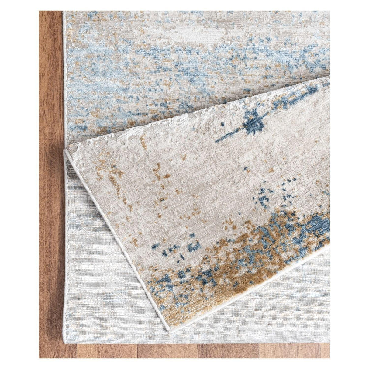 Elegance - 5'3" X 7'3" Area Rug - Ivory, Polyester - Furniture Home Direct