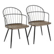 Riley - Farmhouse Arm Chair (Set of 2) - Furniture Home Direct
