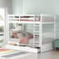 Bunk Bed With Ladders And 2 Storage Drawers - Furniture Home Direct