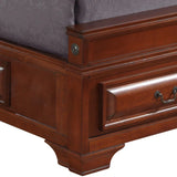 Storage Bed Elegant Transitional - Furniture Home Direct