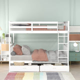 Bunk Bed With Ladders And 2 Storage Drawers - Furniture Home Direct