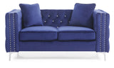 Elegant Track Arm Loveseat - Furniture Home Direct