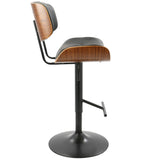 Lombardi - Mid Century Modern Adjustable Barstool - Furniture Home Direct