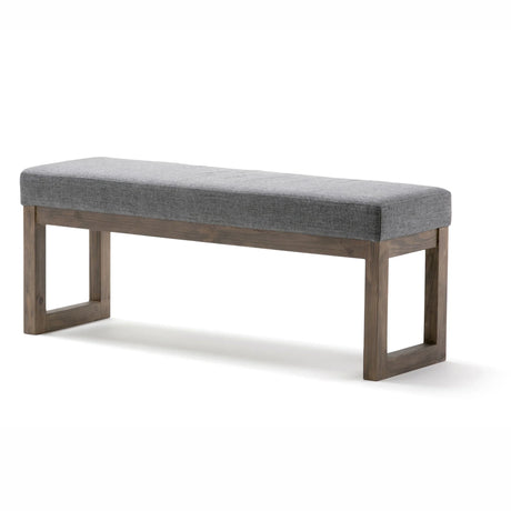 Milltown - Upholstered Ottoman Bench - Furniture Home Direct