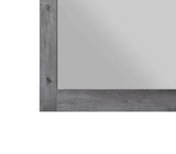 Vidalia - Rustic Mirror - Gray / Oak - Furniture Home Direct