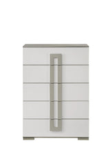 Bedroom Set Contemporary Full Bed Dresser Nightstand White - Furniture Home Direct