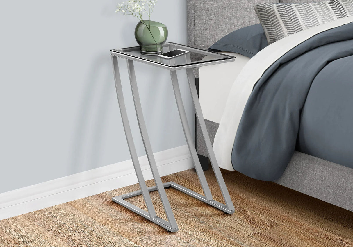 Accent Table, C - Shaped, Sturdy Construction, Contemporary & Modern - Furniture Home Direct