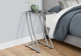 Accent Table, C - Shaped, Sturdy Construction, Contemporary & Modern - Furniture Home Direct