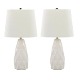 Hex - Contemporary Lamp (Set of 2) - Furniture Home Direct