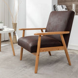 Wide Classic Mid-Century Modern Arm Chair - Furniture Home Direct