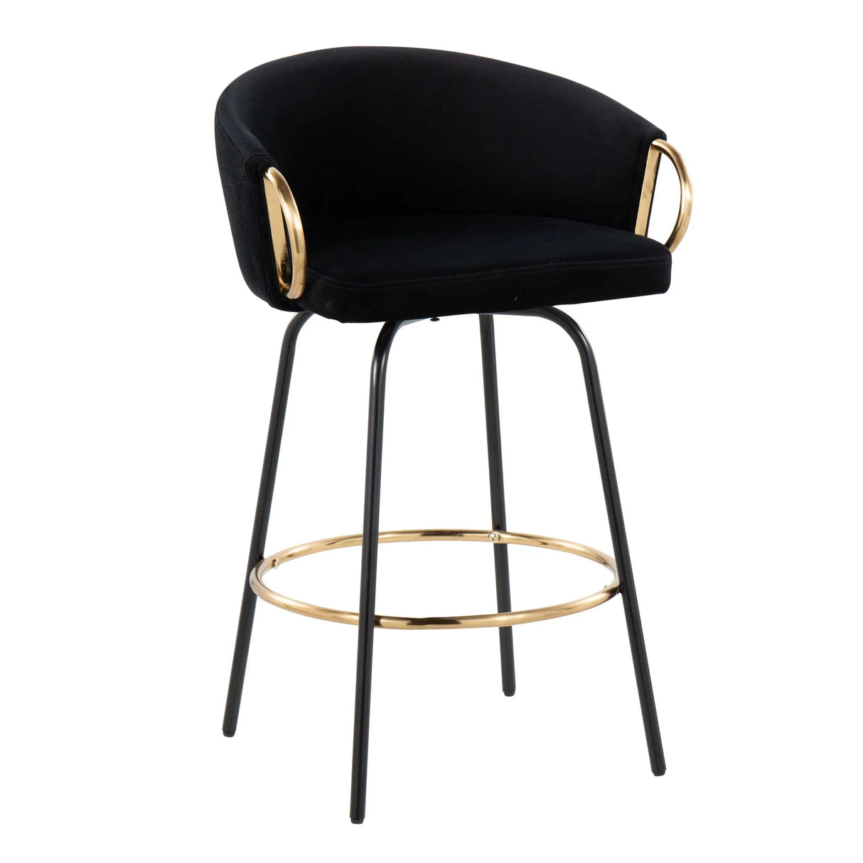 Claire - Contemporary / Glam Counter Stool (Set of 2) - Furniture Home Direct