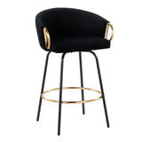 Claire - Contemporary / Glam Counter Stool (Set of 2) - Furniture Home Direct