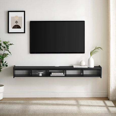 Modern Wall-Mounted Floating TV Stand - Furniture Home Direct