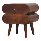 Bubble Nightstand - Brown - Furniture Home Direct