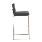 Fuji - Contemporary And Modern Elegance High Back Barstool - Furniture Home Direct