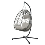 Egg Chair with Stand -Light Gray - Furniture Home Direct