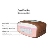 Newport - Leather Loveseat - Caramel - Furniture Home Direct