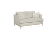 Loveseat With 2 Reversable Cushions And 2 Pillows - Off White - Furniture Home Direct
