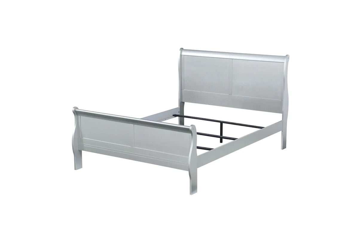 Louis Philippe - Sleigh Style Bed - Furniture Home Direct