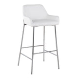 Daniella - Contemporary Fixed Height Barstool (Set of 2) - Furniture Home Direct