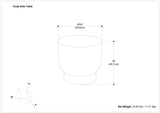 Cody - Cast Aluminum End Table - Bronze - Furniture Home Direct