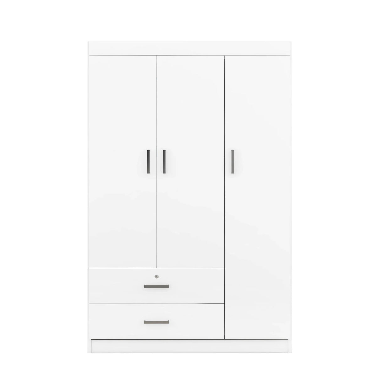 3 Door Wardrobe With 2 Drawers - Furniture Home Direct