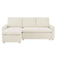 Convertible L Shaped Sleeper Sofa Bed With Reversible Chaise And Storage - Furniture Home Direct