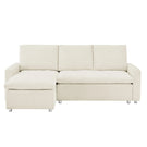 Convertible L Shaped Sleeper Sofa Bed With Reversible Chaise And Storage - Furniture Home Direct