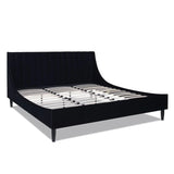 Aspen - Vertical Tufted Modern Headboard Platform Bed Set - Furniture Home Direct