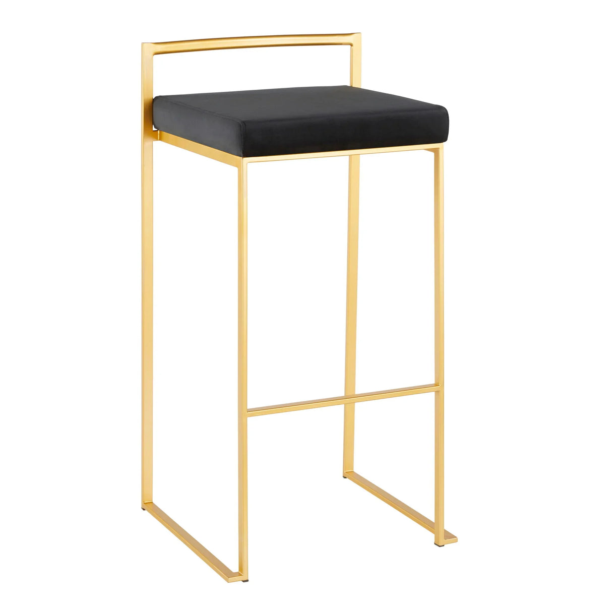 Fuji - Contemporary / Glam & Quality Construction Barstool - Furniture Home Direct