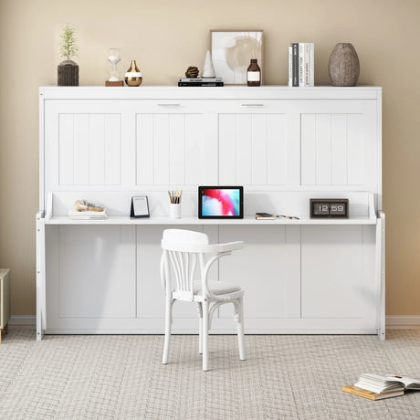 Murphy Bed With Hydraulic Lift & Desk Design - Furniture Home Direct
